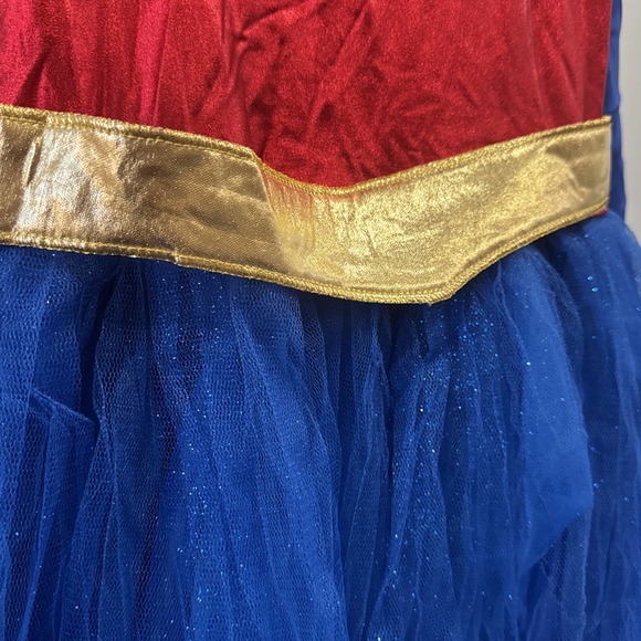 Rubie's Wonder Woman Costume Youth Size Large Halloween Dress - Ships Fast - Picture 3 of 11